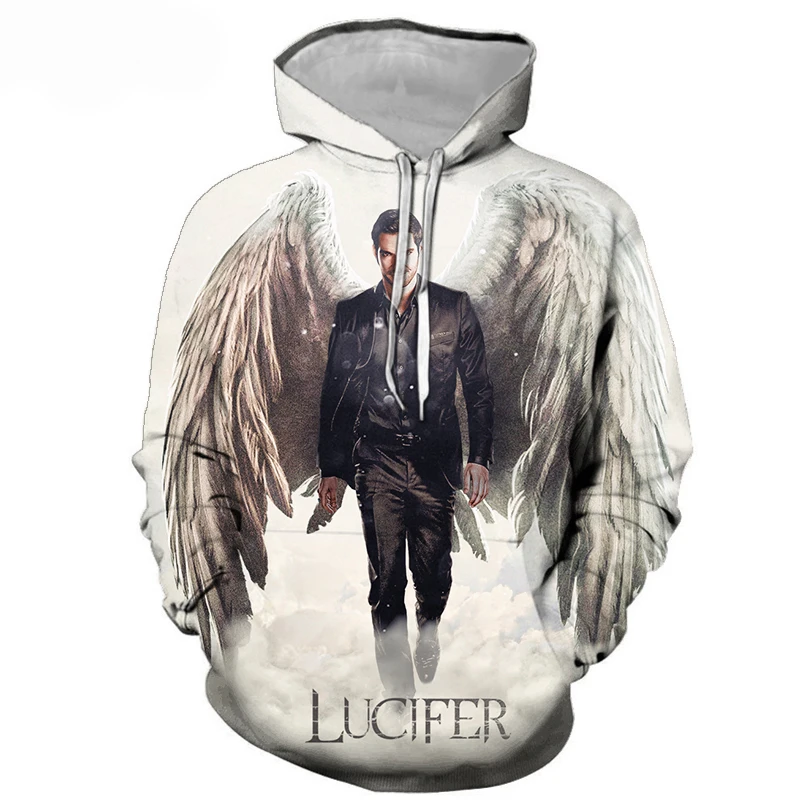 Pullover Hoodie Lucifer-Season 3d-Print Womens Casual 5 Outdoor New