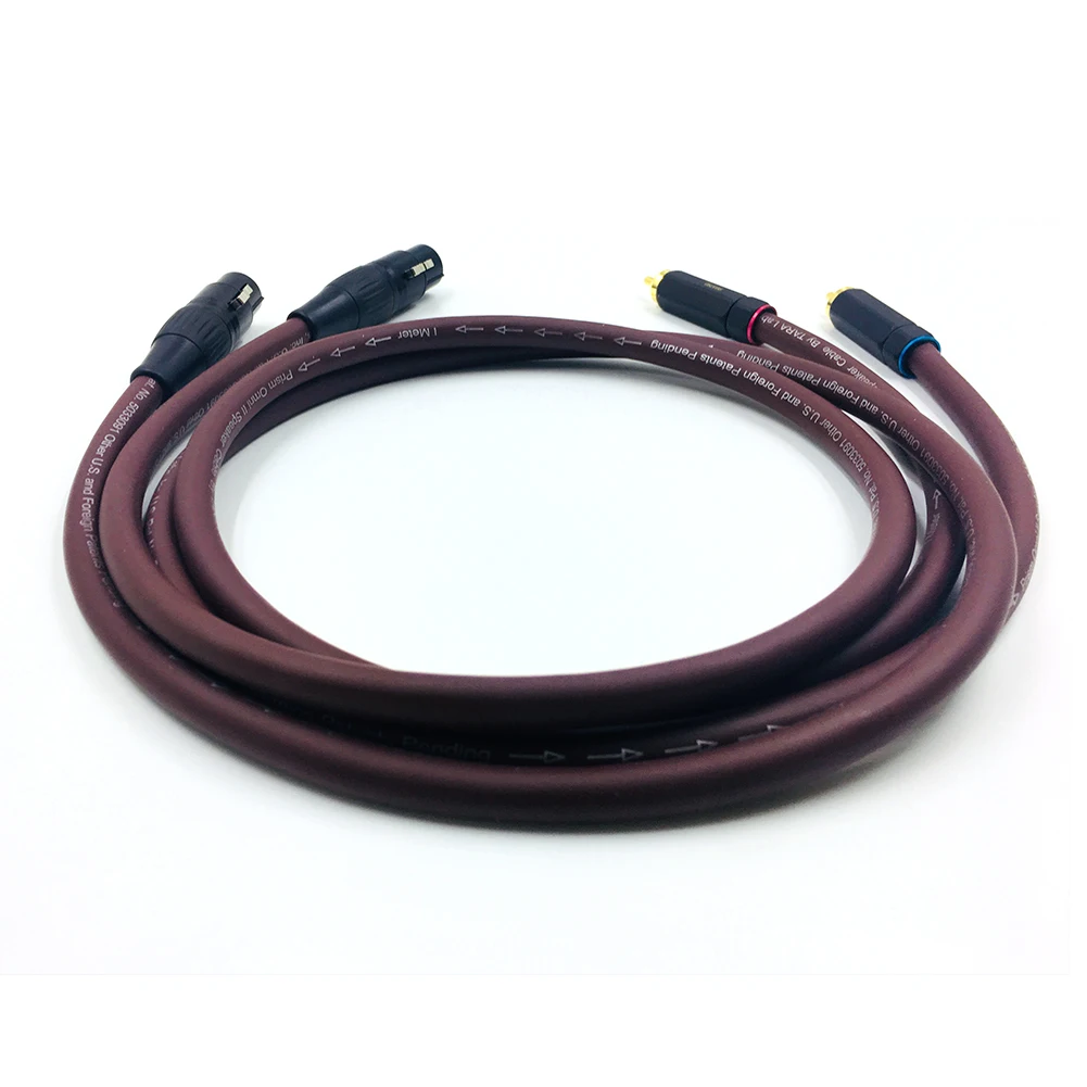 HiFi 2XLR мама к RCA мужской кабель усилитель CD dvd плеер динамик соединительный