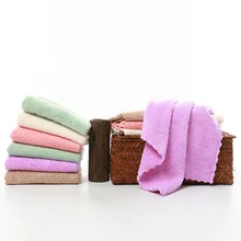 Язык положить прямые продажи 30*30 высокая плотность кораллового бархата платок детский сад нагрудники Мягкая Горячая сторона чистящая ткань торговля Cu