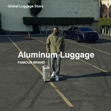 21 "26" 30 дюймов алюминиевый чехол для путешествий роскошный брендовый чехол на колесиках 21 "26" 30 дюймов алюминиевый чехол для путешествий роскошный брендовый чехол на колесиках