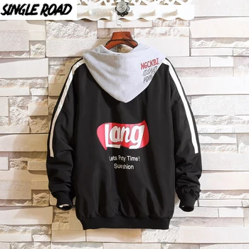

SingleRoad Mens Jacket Men 2020 Autumn Harajuku Hip Hop Korean Style Fashion Coat Oversized Japanese Streetwear Jackets For Men