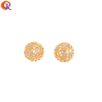 

Cordial Design 20Pcs 12*12MM Jewelry Accessories/Hand Made/CZ Charms/Genuine Gold Plating/Ball Shape/DIY Making/Earring Findings