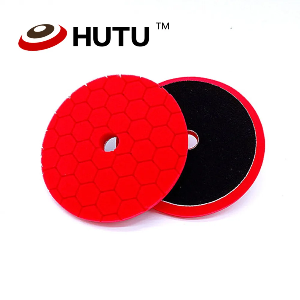 

Polishing Pad 6 Inch Hexagon Pads with 5 Inch Hook and Loop Waxing Sponge for Polisher Buffing Machine Buffer Polish