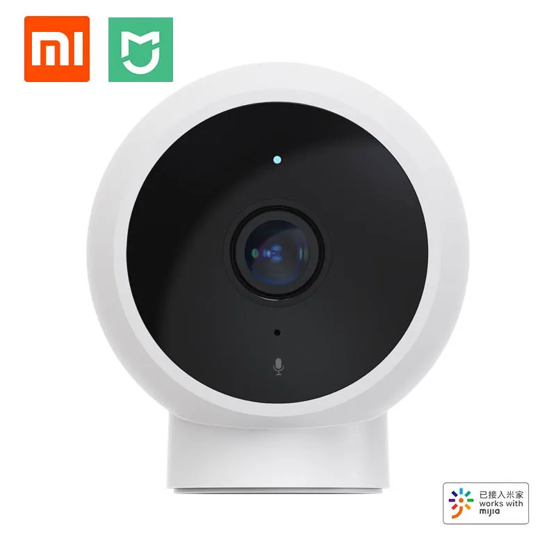 Оригинальная умная камера Xiaomi 170 ° широкоугольная компактная HD 1080p IP65