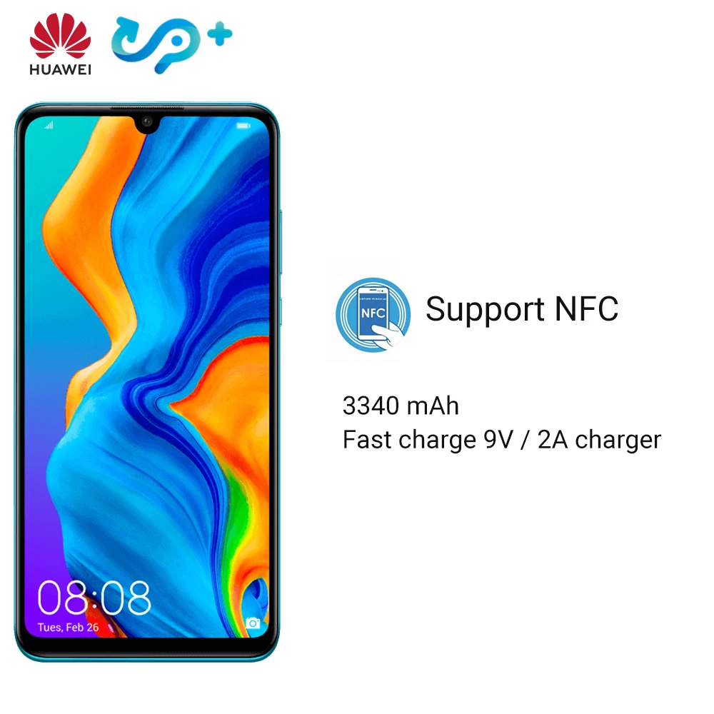 Глобальная версия huawei P30 Lite 4GB 128GB смартфон 24MP Тройная камера s 32MP фронтальная камера 6,15 ''полный экран Kirin 710