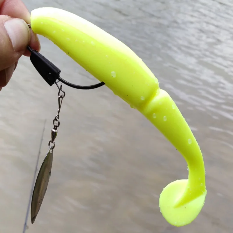 ESFISHING Quality Lures Easy Shiner Shad 100mm 125mm 155mm 200mm Pesca Fishing Soft Lures Silicone Bait Wobblers Leurre Souple