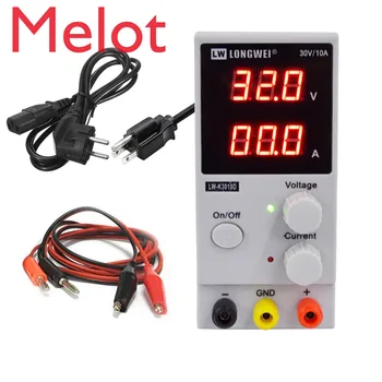 

LW3010D DC power supply Mini Adjustable Digital 30V 10A Switching Power supply certification laboratory power supply 110 220V