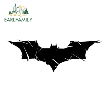 

EARLFAMILY 13cm x 4.4cm Batman Evolution Bats Reflective Vinyl Die Cut Decal Sticker For Car Truck Window Bumper Black/Silver