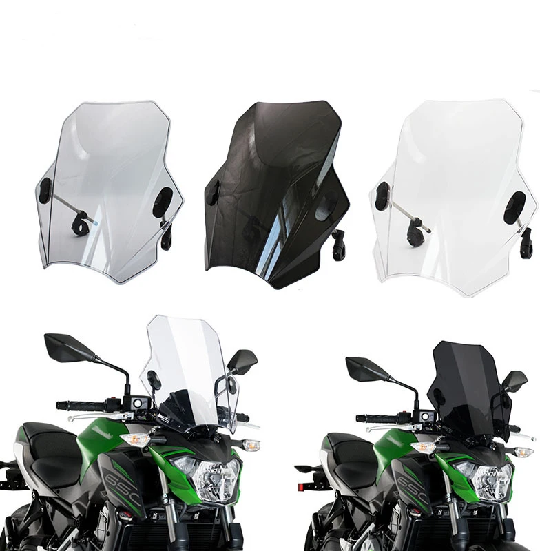 Для Yamaha FZ09/MT09 2013- и FZ09/MT09 2013- Мотоцикл Регулируемый ветер экран лобовое стекло для Kawasaki Z750 2007-2011