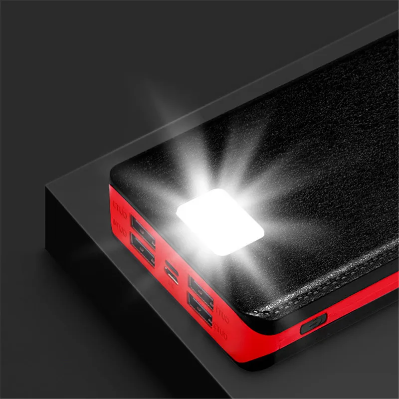 powerbank for phone 2021 80000mAh Solar Powerbank Phone Fast Charger Portable with LED Light 4 USB Ports External Battery for Xiaomi Iphone Samsung best portable phone charger