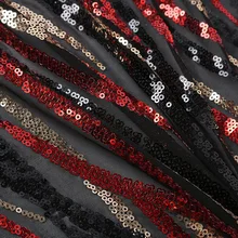 Ширина 135 см, Блестящий тюль с вышитыми блестками, ткань для дня рождения, вечеринки, свадебного платья, изготовление одежды, сделай сам, домашний декор, ткань с блестками