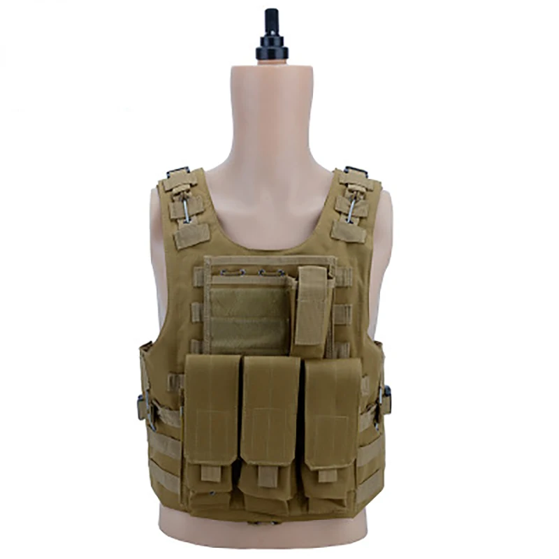 

Outdoor Camouflage Hunting Military Tactical Vest Amphibious Battle Combat Airsoft Molle Bullet Assault Plate Carrier Vest