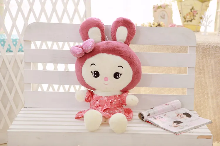 Creative New Products Plush Toys Lovers Rabbit Hugging Rabbit Lace Skirt Beauty Rabbit gong zhu tu Manufacturers Direct Selling