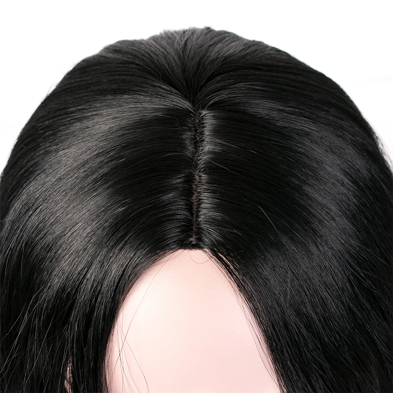 LANYI волосы короткие волнистые синтетические волосы парики для женщин черный коричневый средняя часть парик термостойкие волокна косплей Повседневные Вечерние парики