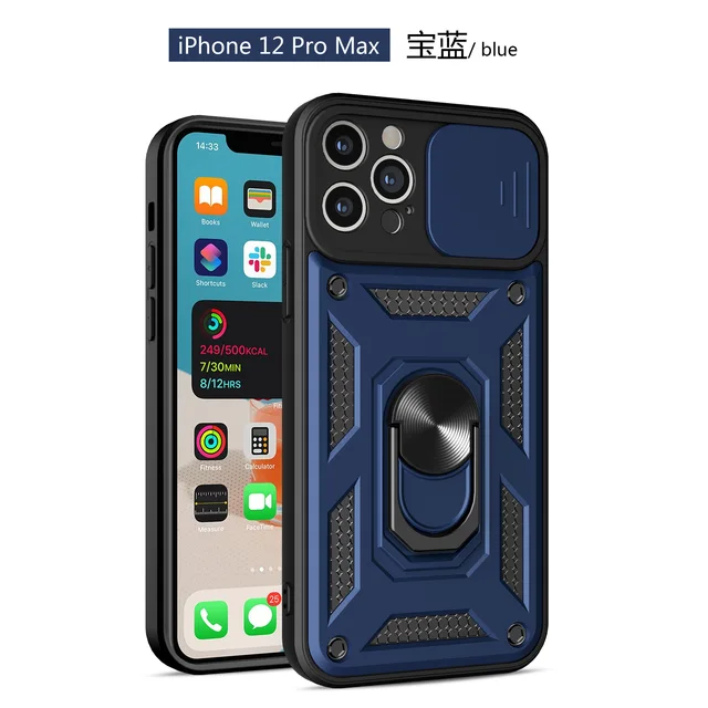 Armor Shockproof Phone Case For OPPO Realme Reno A32 A15 15S A53 A54 A72 A73 A74 A93 A94 8 5 5Z 4 Pro Lite 5G 4G 2020 PC Cover Blue