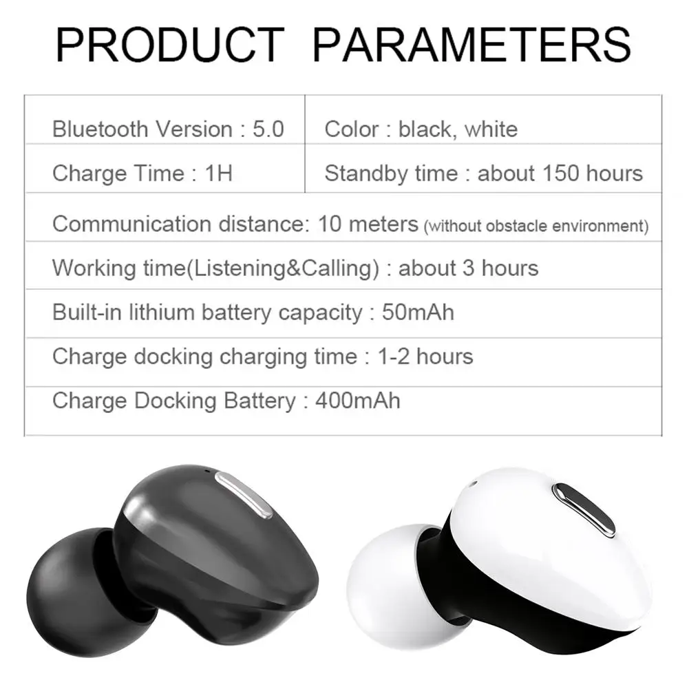 T2 Мини Беспроводная стерео гарнитура Bluetooth 5,0 CV6.0 наушники-вкладыши с шумоподавлением спортивные наушники с зарядным устройством