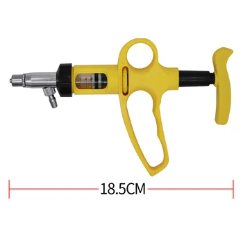 

5ML Animal Continuous Syringe Veterinary Injection Feeding Gun On Cattle Sheep Goats Livestock Tool