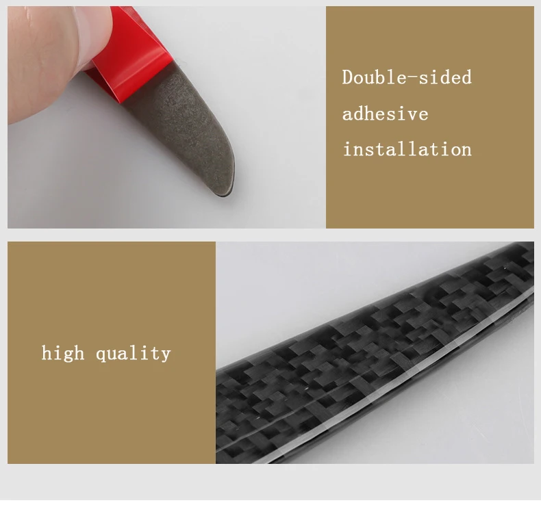 特斯拉车门碳纤防撞条8