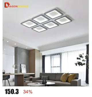 Dragonscence Modern Led Ceiling Lights For Bedroom Kitchen aisle Lights Plexiglass Long Strip Ceiling lamp lighting fixtures