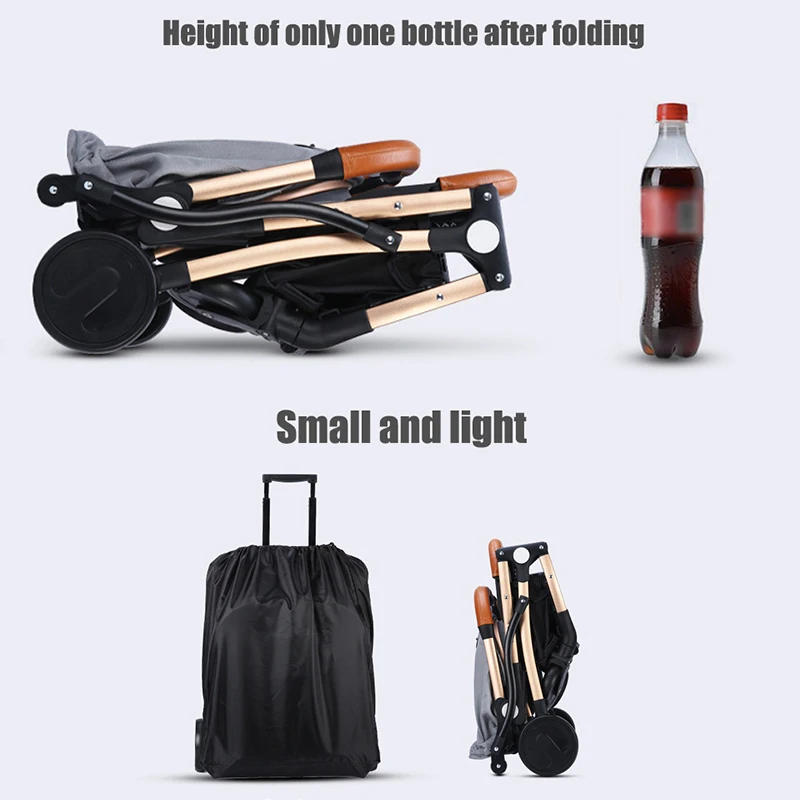 Детская коляска ультра складной светильник для путешествий 4 сезона|Легкая