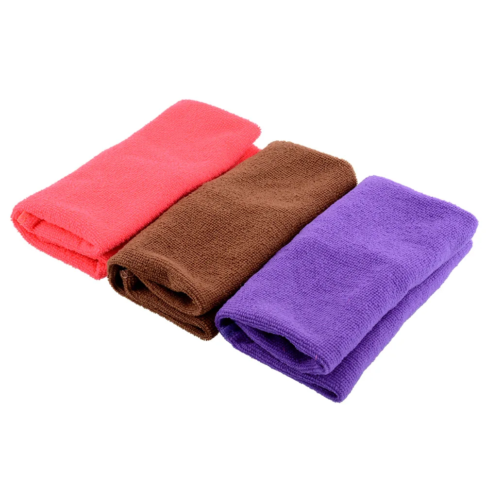 

Absorbent Microfiber Face Wash Drying Bath Towel Washcloth Shower hand bath