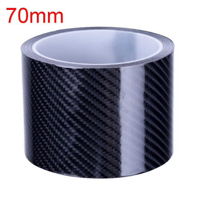 Door Sill Strips Protector 5D Carbon Fiber Car Stickers Vinyl Film Auto Bumper Sticker Car Anti Scratch Scuff Tape Universal