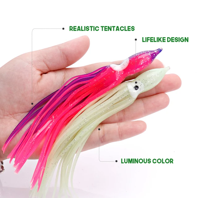 5pcs Roadrunner False Bait Sequins Lure Set, Color Random Delivery