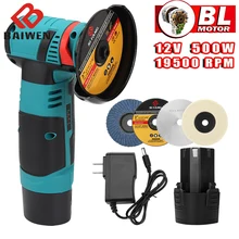 

Mini 12V ​Brushless Angle Grinder 19500RPM Rechargeable Lithium Battery Cordless Polishing Machine Diamond Cutting Power Tools
