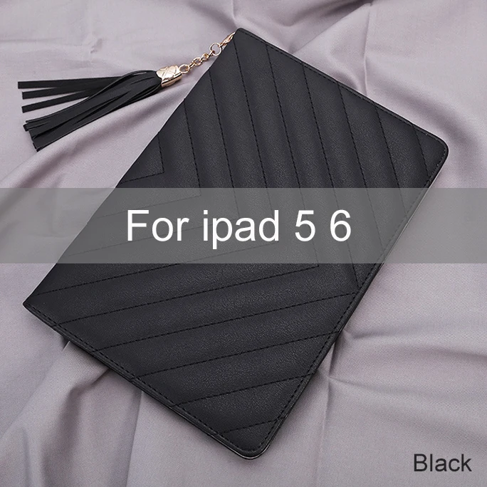 For ipad 5 6 Essidi женский чехол для девочек для IPad 2, 3, 4 5 6 Кожаный чехол для планшета с кисточками для IPad 2, 3, 4 5 6 противоударный чехол - Цвет: For ipad 5 6