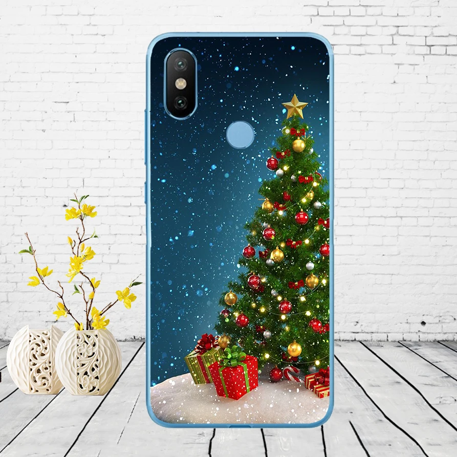 Мягкий силиконовый чехол 302DD Merry Christmas для Xiao mi Red mi 6 6a mi 8 a2 lite note 5 6 pro 7 Case