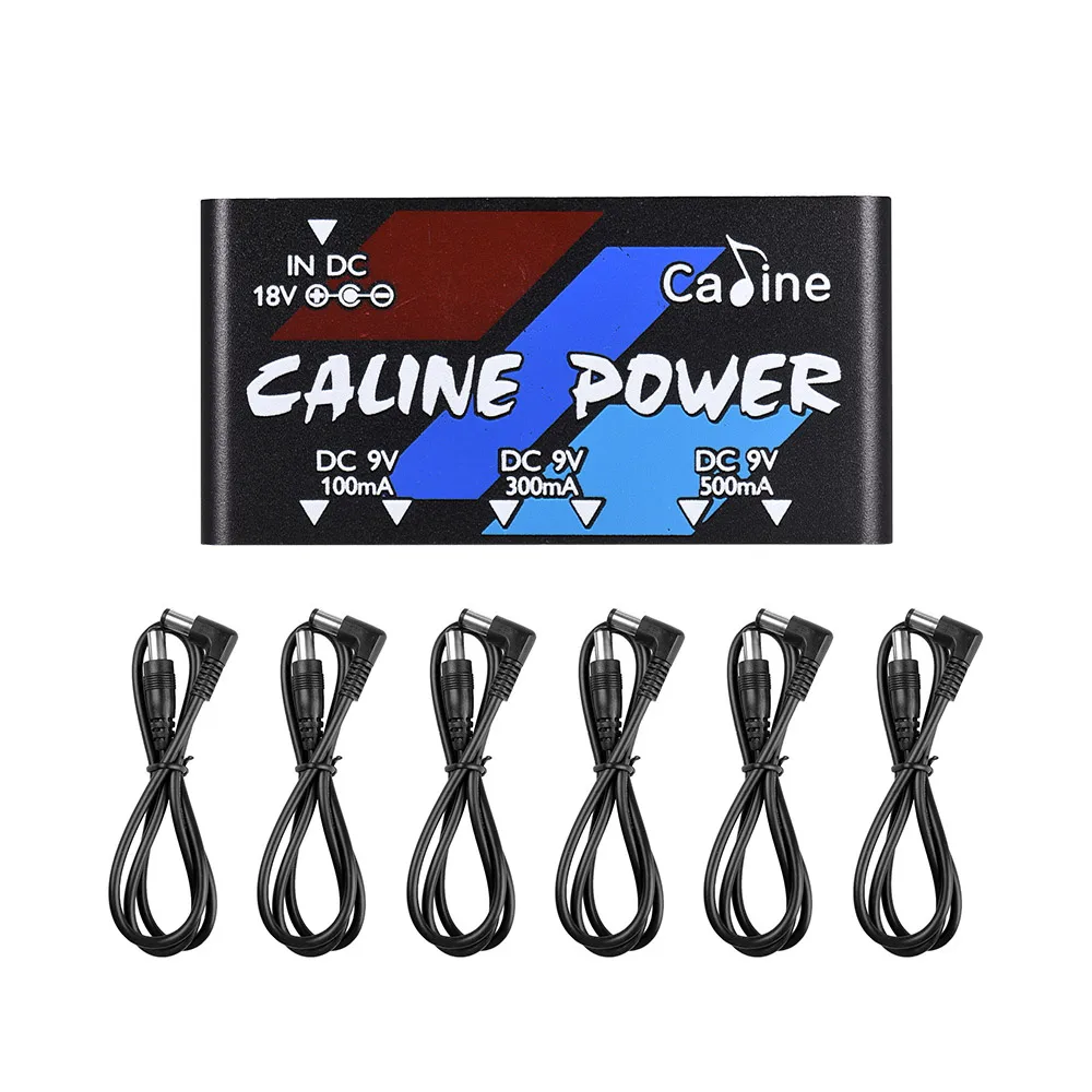 Caline CP-02 Mini Guitar Effect Power Supply Station Distributor 6 Isolated DC 9V Outputs