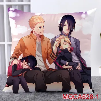 

45X45CM Anime Naruto Pillow Case Kakashi Jiraiya Itachi Dakimakura case 3D double sided Print Pillowcase Decorative Covers NT02A