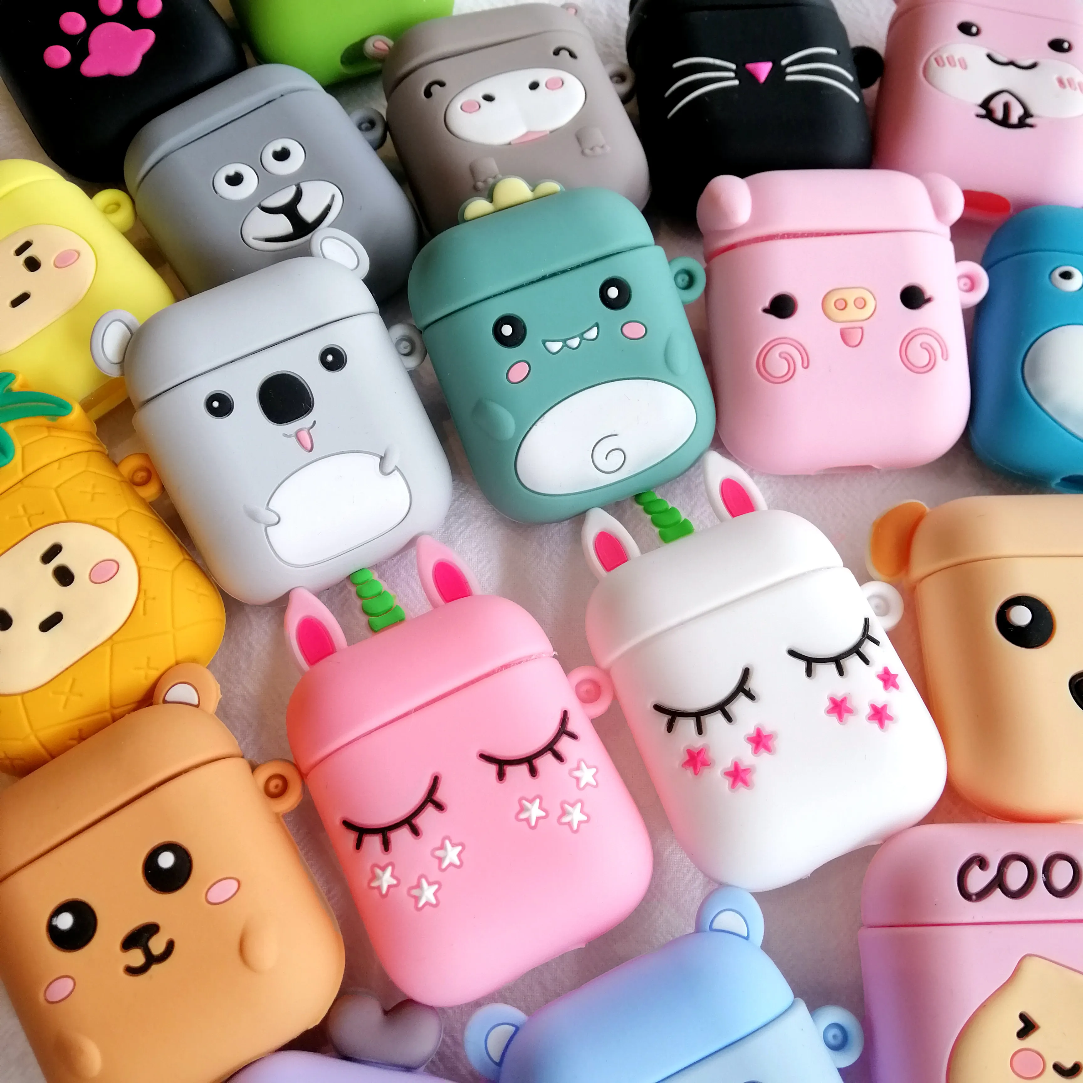 

hero Cartoon Wireless Case For AirPods Silicone Charging Headphones Cases For Air pods 2 Protective Cover