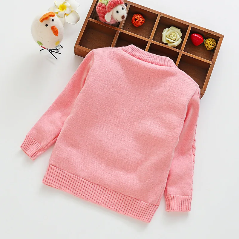 

Kids' Sweater 2019 Spring Autumn Winter New Style Cartoon Bunny Girls Thick plus Velvet Sweater Baby Sweater