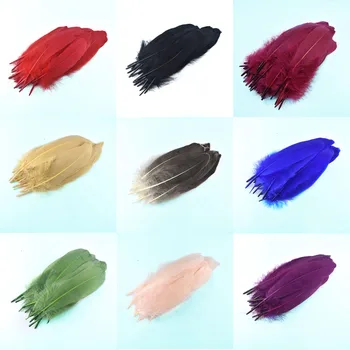 

28 Color 100 Pcs Plumes Natural Real Goose Feathers For Crafts Party Decorations Home DIY Colored Feathers Jewelry Accessories