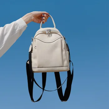 

2020 New Style Fashion Backpack Women's Multi-functional Korean-style Versatile Mass Soft Pu Backpack INS Wind School Bag