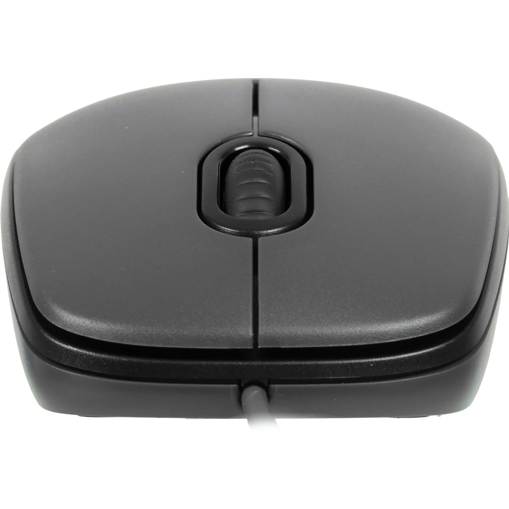 Мышь LOGITECH M100, проводная, USB, черный и темно-серый