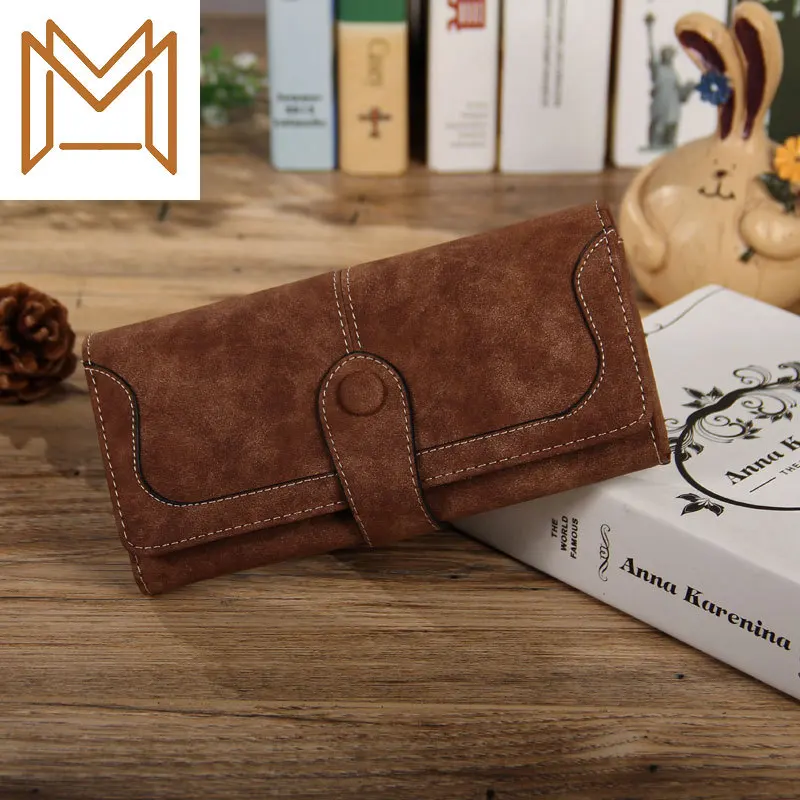 

Wallet Long Matting Split Solid Color Wallet Women's Hand Package Wallet