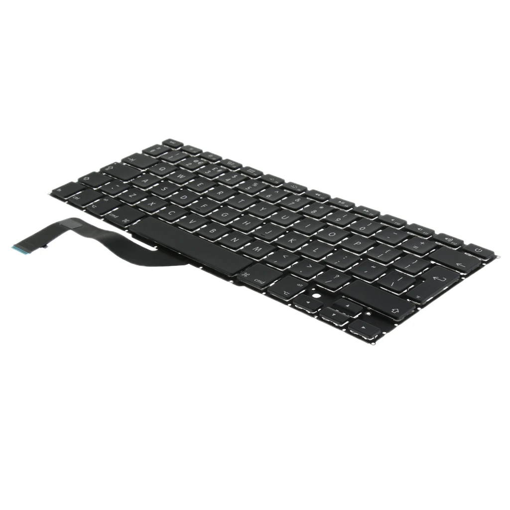 Laptop Keyboard Accessory UK Layout for Apple MacBook Pro Retina 15 Inch A1398 (Black)