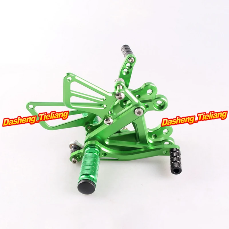 Adjustable Foot Pegs Rear Set Footrests Replacement Kit For Kawasaki Ninja ZX6R 2003 2004 Motorcycle Accessory Parts