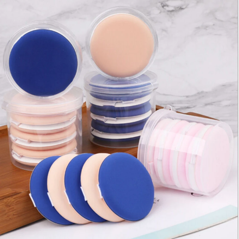 6 PCS Beauty Facial Face Body Powder Puff Cosmetic Beauty Makeup Foundation Soft Sponge Girl Lady Gift Air Cushion