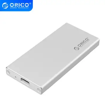

ORICO Type-C Mini mSATA SSD Enclosure Aluminum 5Gbps High-speed HDD Case for Laotop Desktop for Windows/Linux/Mac Screw Fixing