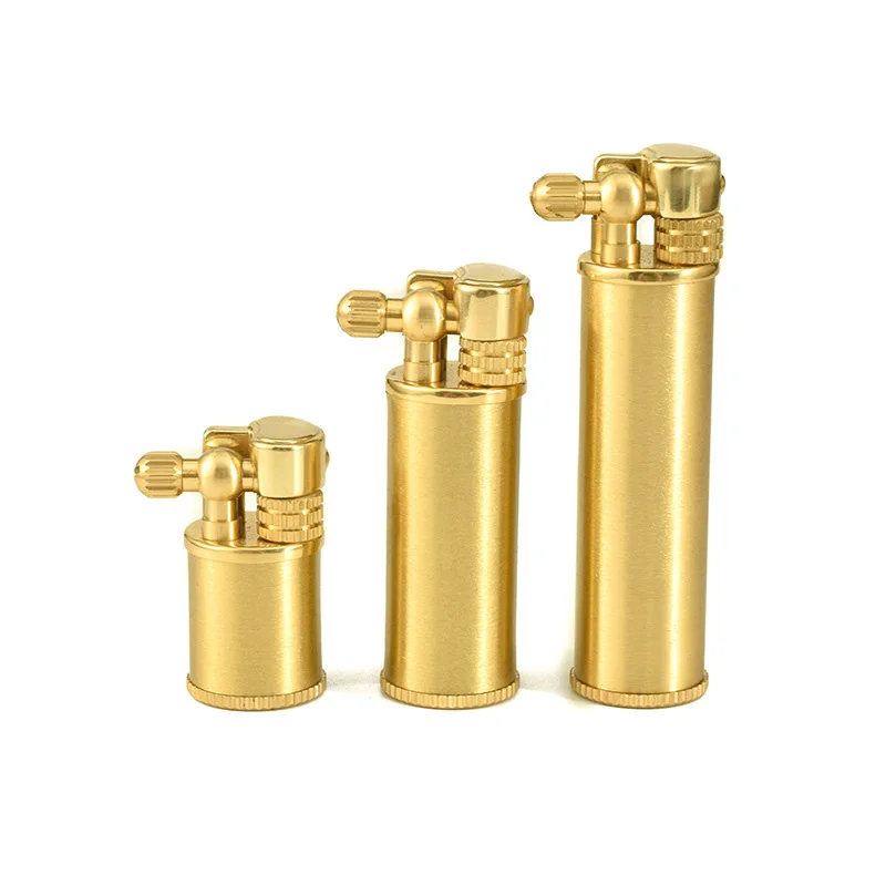 

Kerosene Lighter Windproof Mini Metal Kerosene Oil Cigarette Lighter Refillable Portable Cigarette Lighter Gadgets for Men