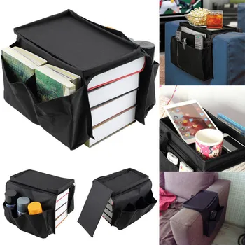 

6 Pockets Sofa Handrail Couch Armrest Arm Rest Sofa Pockets Organizer Remote Control Holder Bag on TV Sofa Corrimao Braco Resto