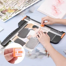 Machine à découper le papier A4 A5, tapis de découpe, fournitures de bureau, étiquette Photo, peinture artistique, outils de scrapbooking, règle lame cachée
