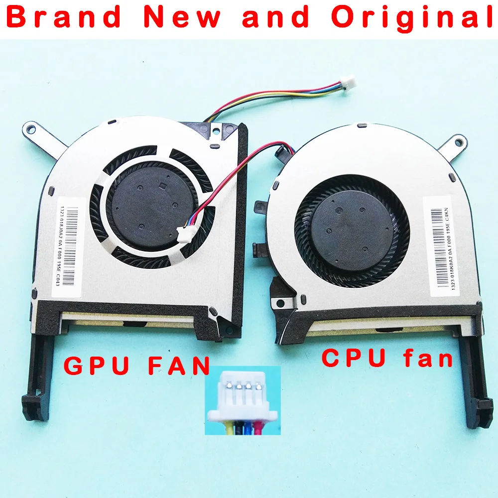 Новый оригинальный Процессор GPU ноутбук вентилятор охлаждения кулер для ASUS FX705