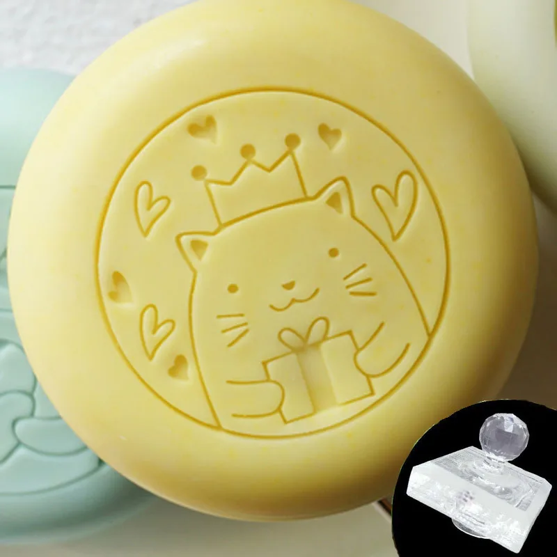 Resin Soap Stamp Mold, Natural Handmade Seal, Mini DIY Soap Stamp, Handmade Seal, 5cm, Best Gift Pattern