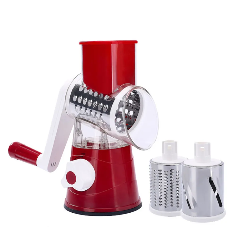 Ручная многофункциональная режущая машина, режущая машина, кухонные аксессуары, инструмент, резак для быстрого нарезания - Цвет: Красный
