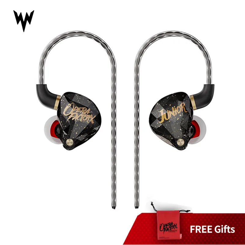 Проводные наушники Whizzer OS1 гибридные Hi Fi с микрофоном HD для Xiaomi Sony Samsung Huawei MP4 MP3 ПК