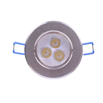 

LED Ceiling Light 3 Watt Cut Size 70mm 80mm Recessed Panel Lamp Warm White Natural White Cold White for Home